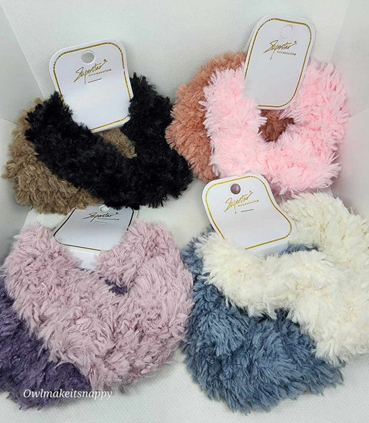 2 Pack Fuzzy Scrunchie Pack