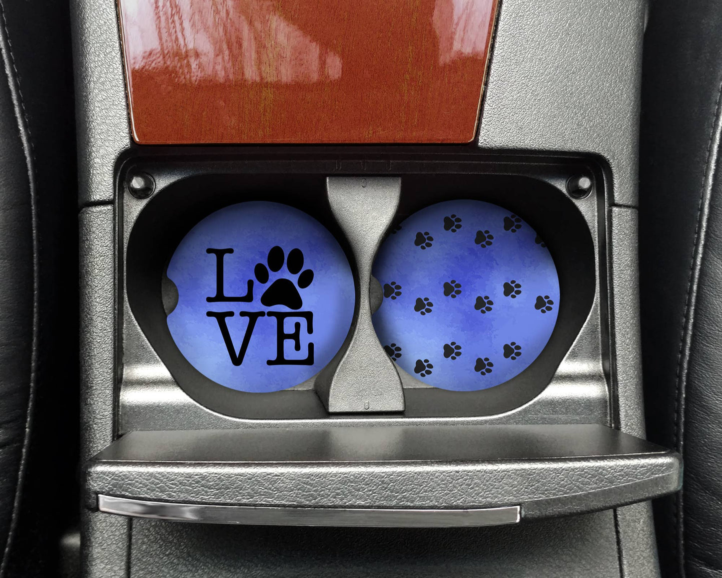 Car Coasters - LOVE Paws