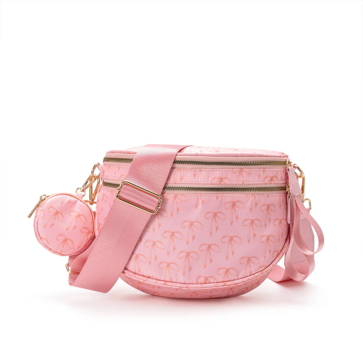 Checkered Bum Bag Crossbody Bag with coin purse