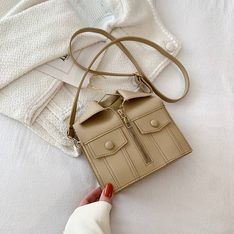 Women Fashion Casual Jacket Small Square Crossbody Bag