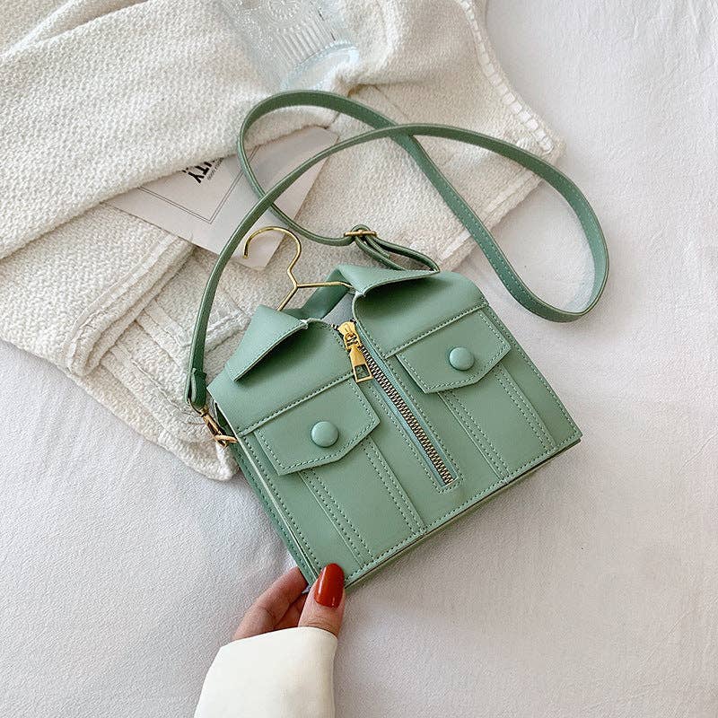 Women Fashion Casual Jacket Small Square Crossbody Bag