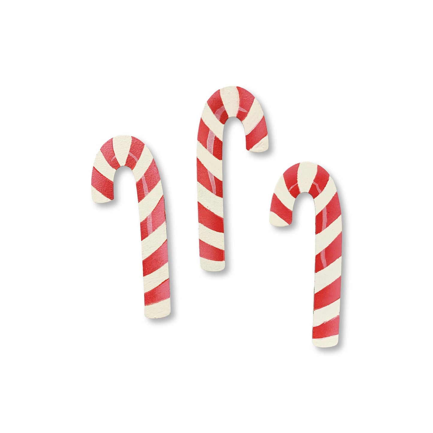 Candy Cane Magnets S/3, Christmas Decor