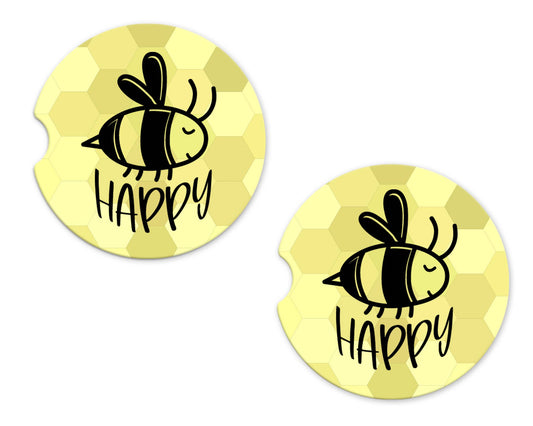 Car Coasters - 'Bee' Happy