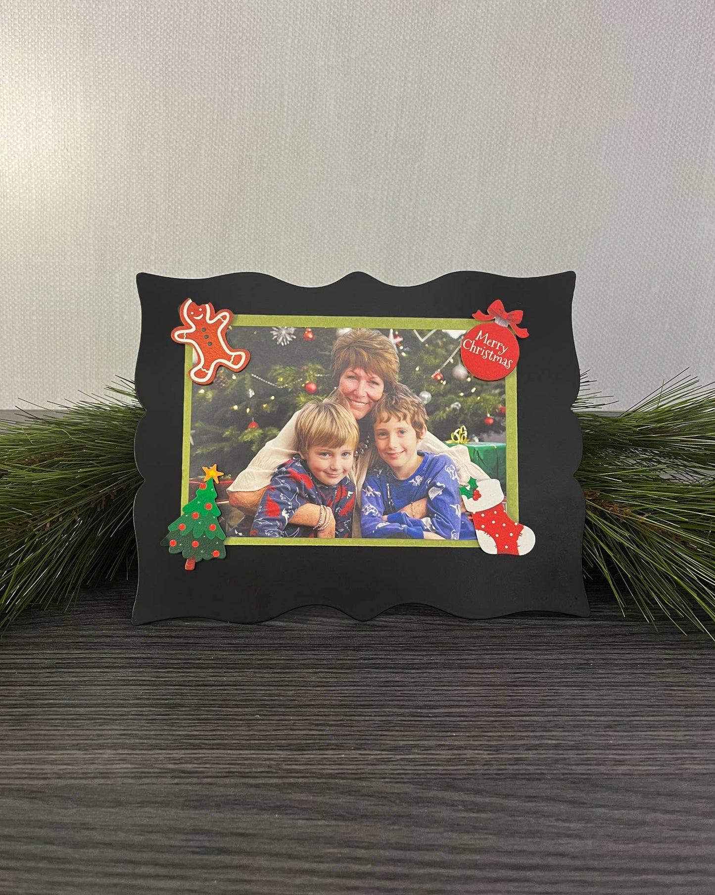 Merry Christmas Magnets S/4, Holiday Decor