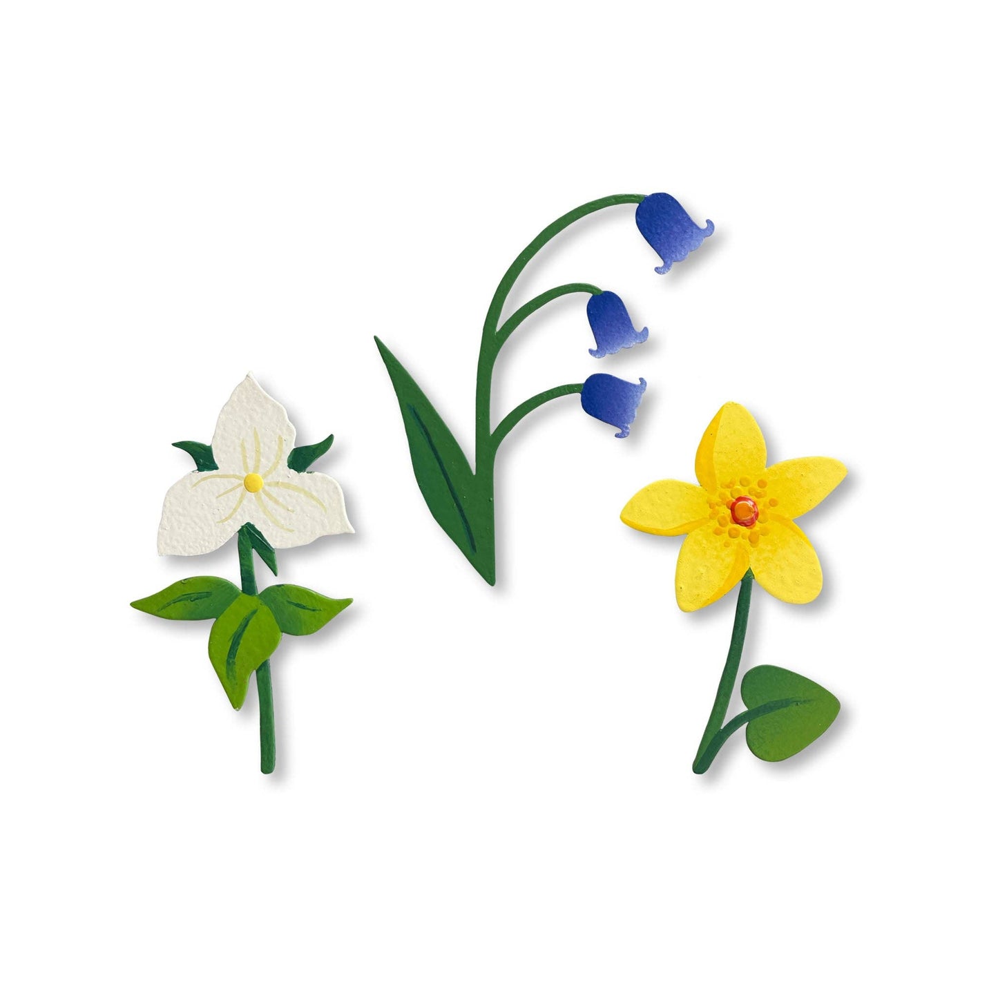 Wildflower Magnets S/3