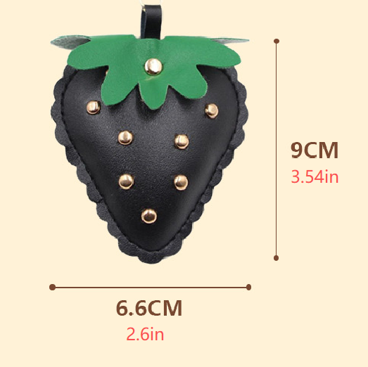 Strawberry Bag Charm