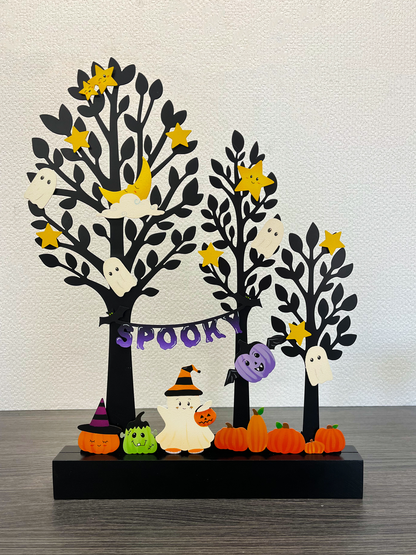 Trick-or-Treat Ghost Magnet, Cute Halloween Decor