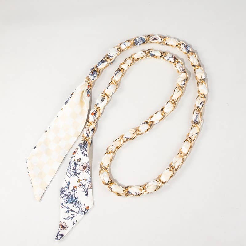 Coco Style Fabric Woven Chain Bag Strap Replacement