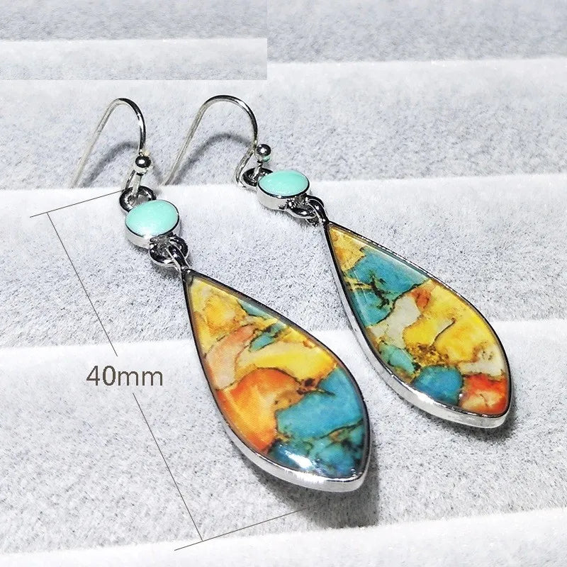 Colorful Glass Earrings