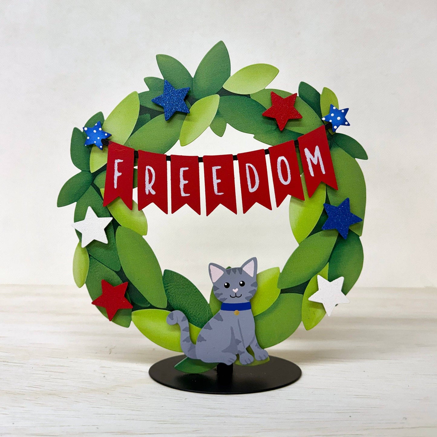 Cat w/ Collar Magnet
