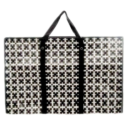 Square Monogram Jumbo Shopping Storage Laundry Bag
