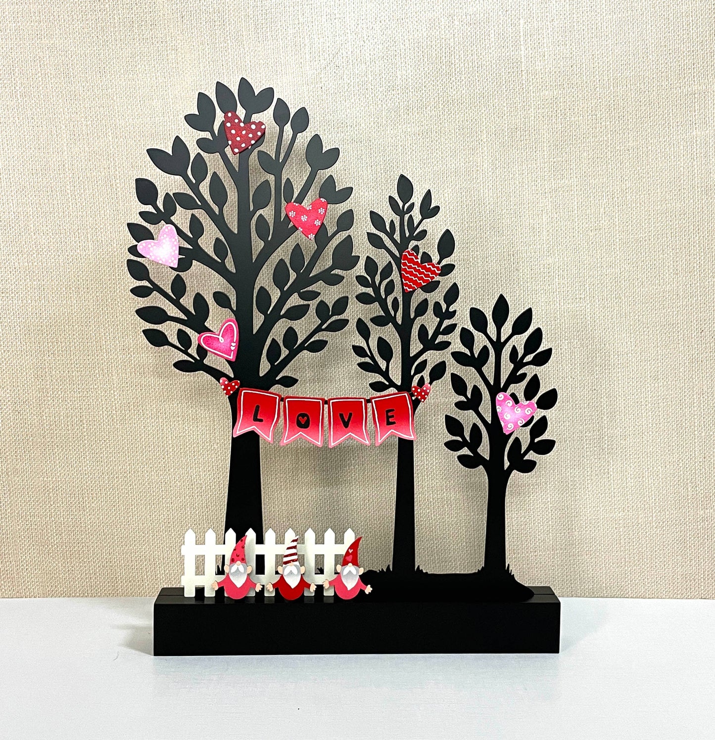 Everyday Tree Magnetic Decor w/ Wood Base, Home Decor