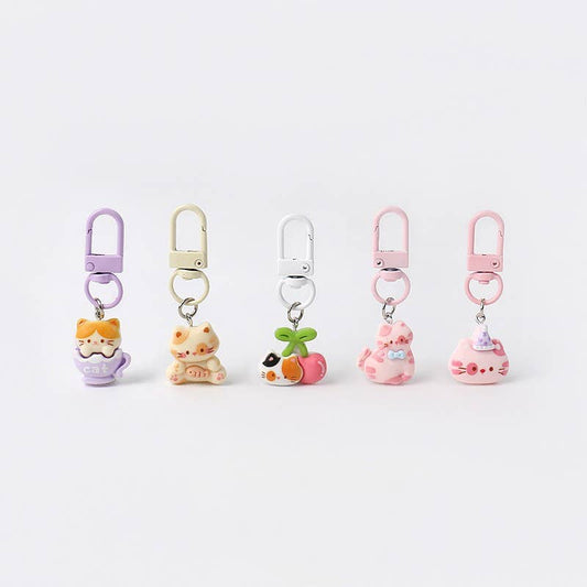 Cute And Funny Cat Keychain