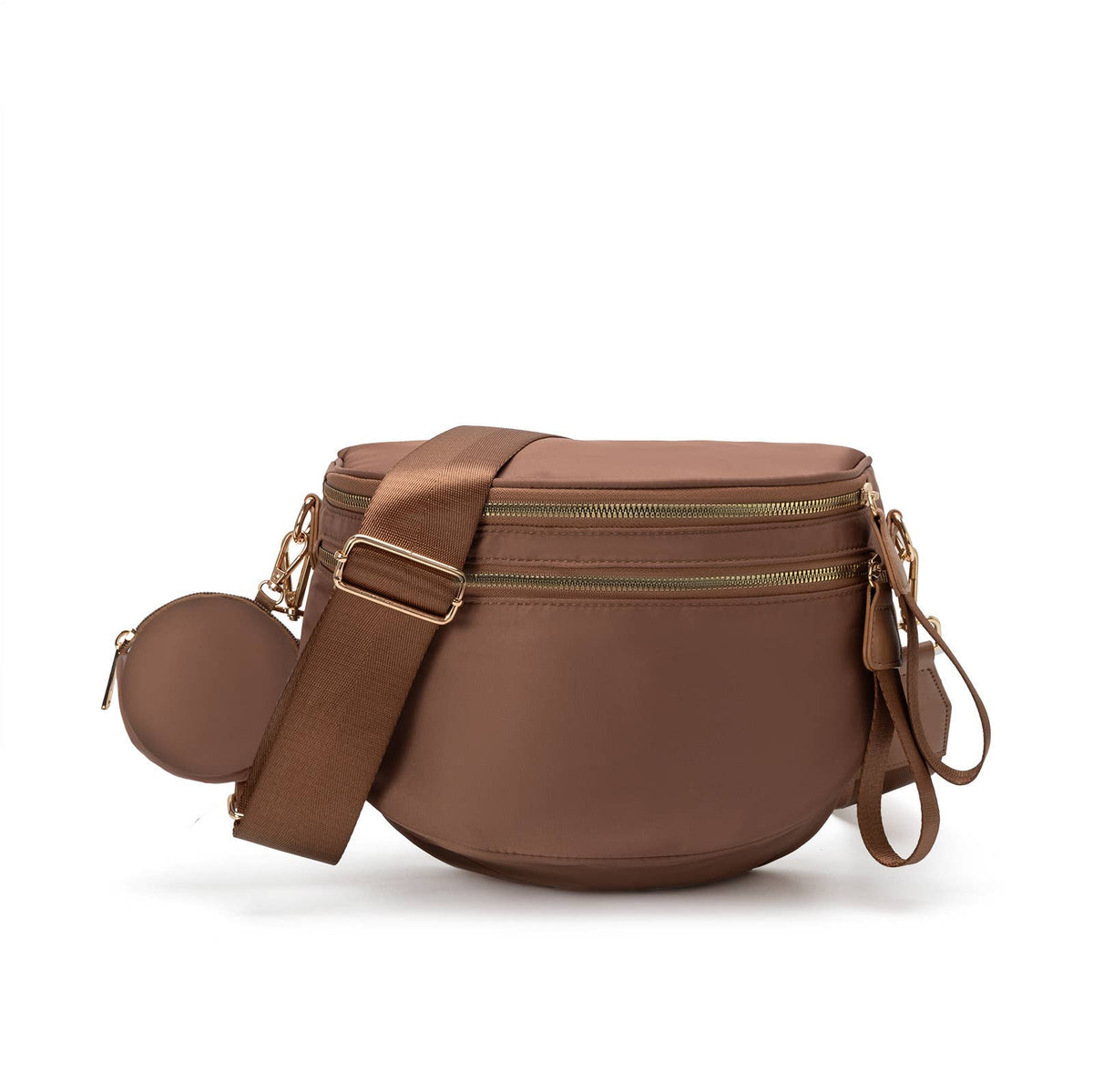 Checkered Bum Bag Crossbody Bag with coin purse