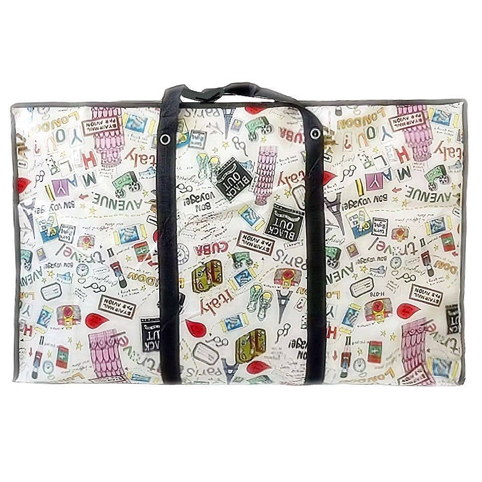 Italy France Jumbo Shopping Storage Laundry Bag