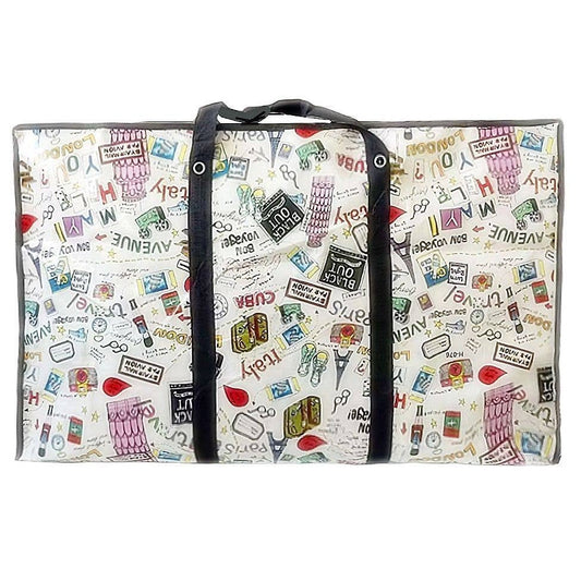 Italy France Jumbo Shopping Storage Laundry Bag