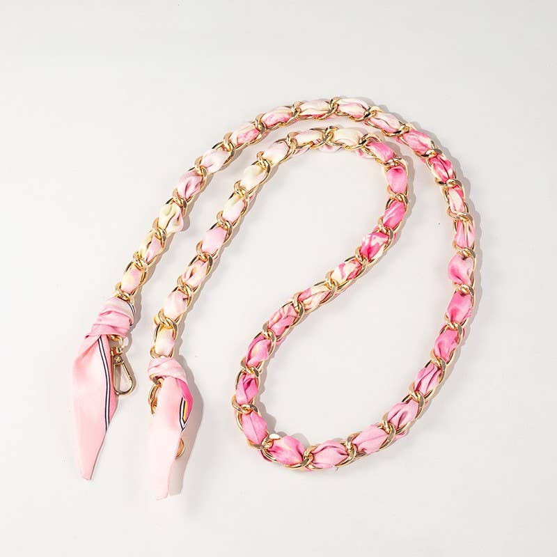 Coco Style Fabric Woven Chain Bag Strap Replacement