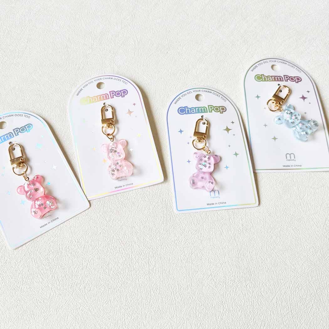 Cute Bear Pendant Candy Key Charms