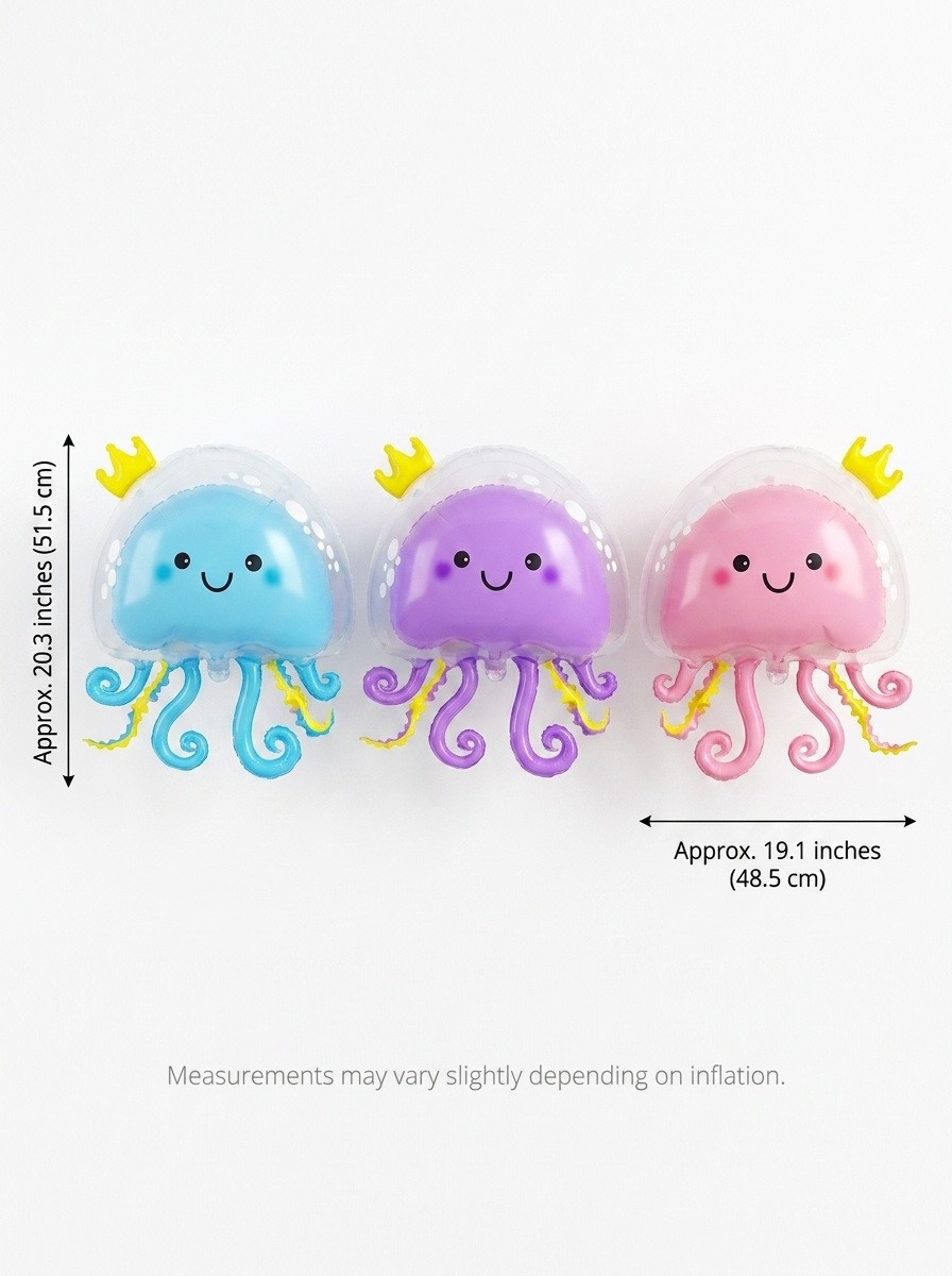 Cute Jellyfish Foil Balloon | Under the Sea Party Balloon