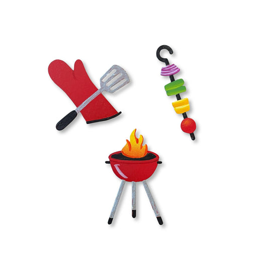 Cookout Magnets S/3