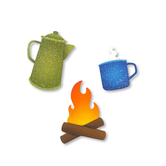 Bonfire Magnets S/3