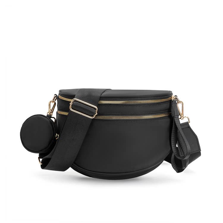 Checkered Bum Bag Crossbody Bag with coin purse