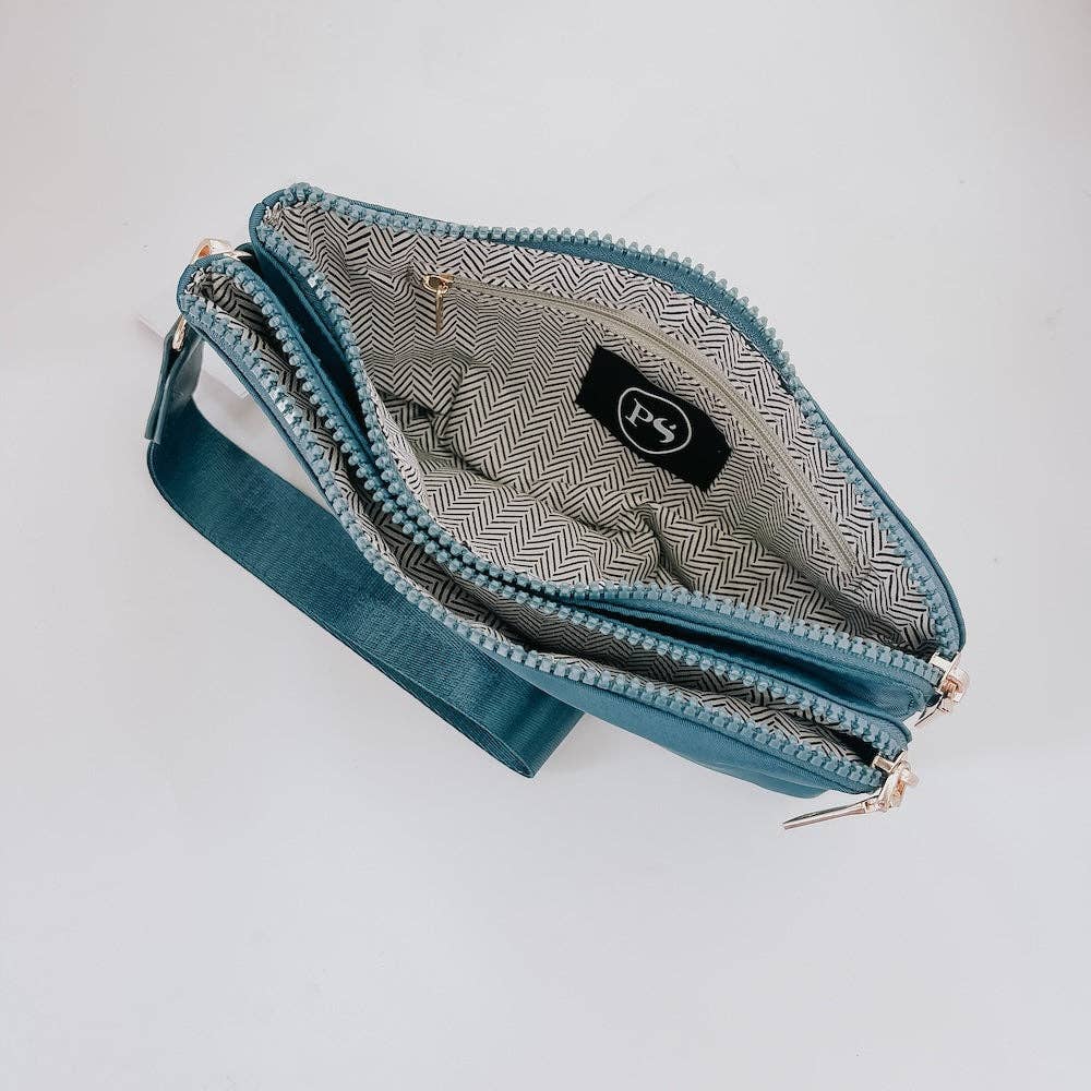 Cove Double Zip Nylon Wristlet Wallet Wholesale