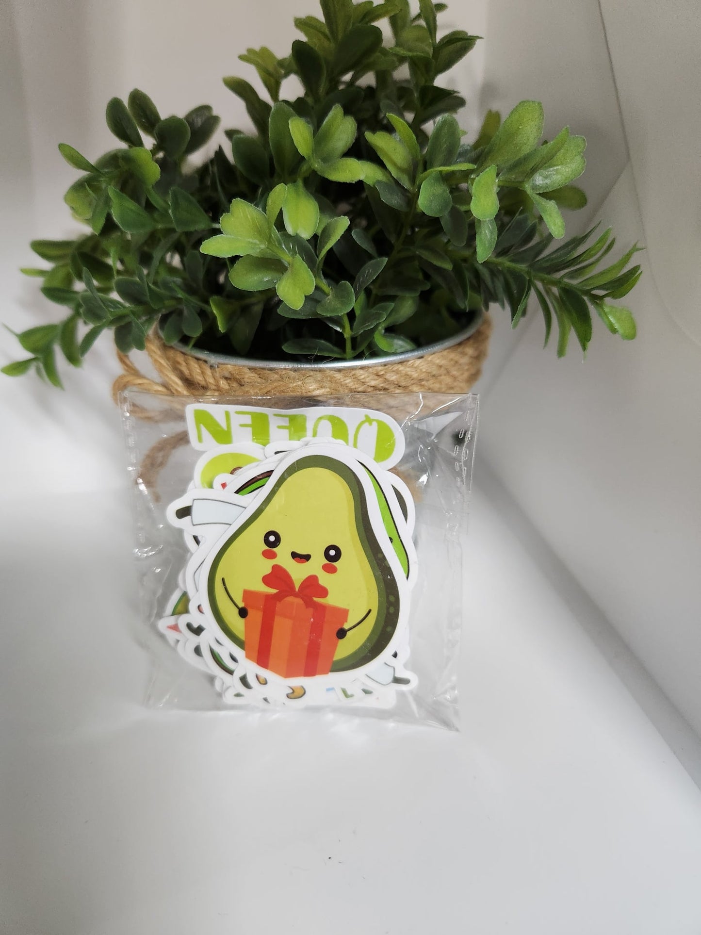 Avocado 50 piece Waterproof Stickers