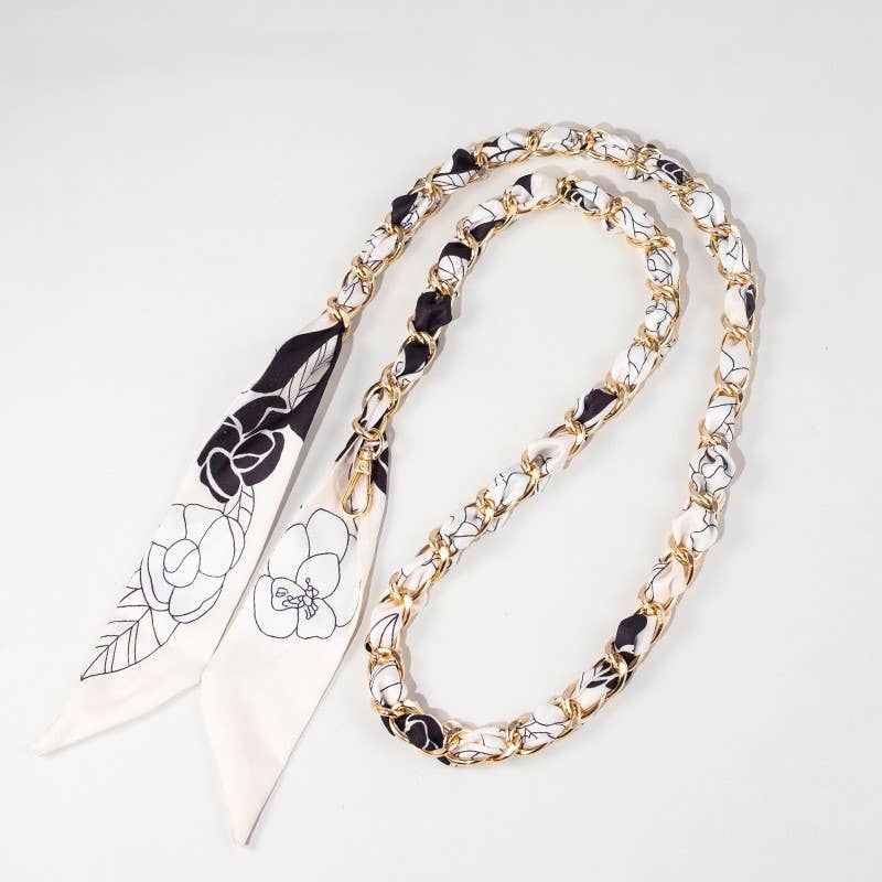 Coco Style Fabric Woven Chain Bag Strap Replacement