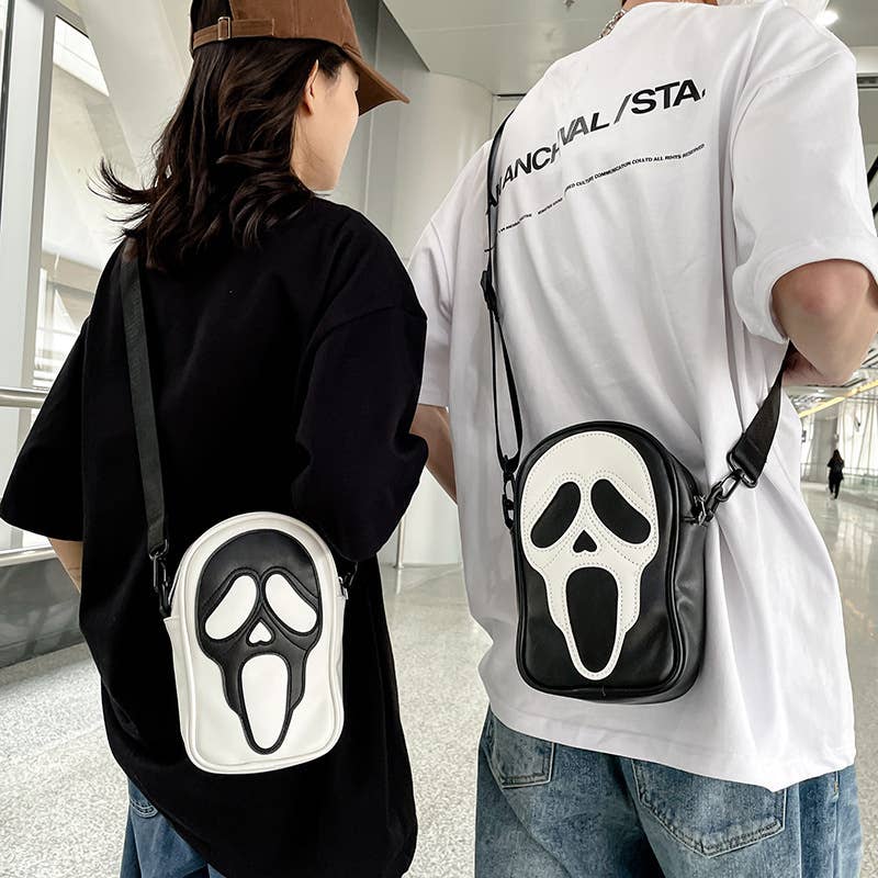 Gothic Women Fashion Funny Ghost Skull Messenger Bag