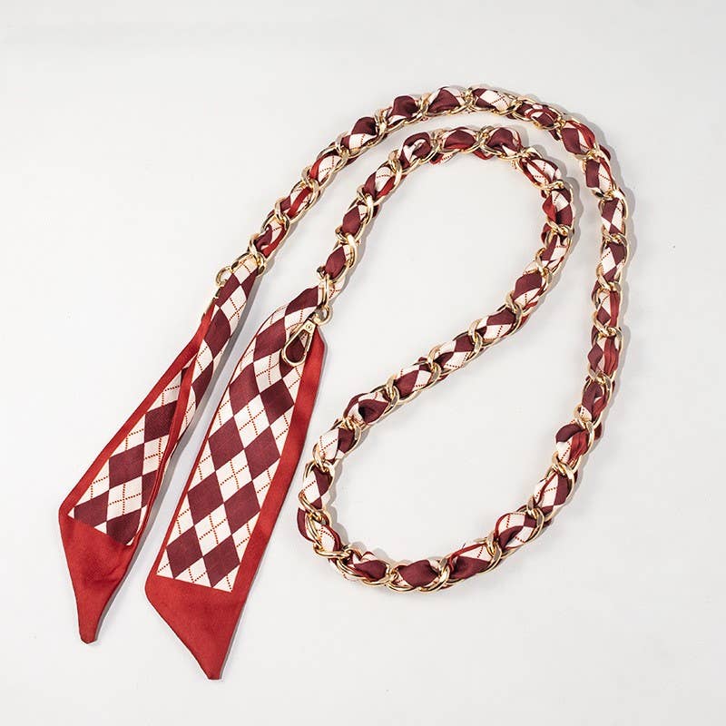 Coco Style Fabric Woven Chain Bag Strap Replacement
