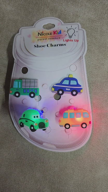 Light up Car Croc Charms