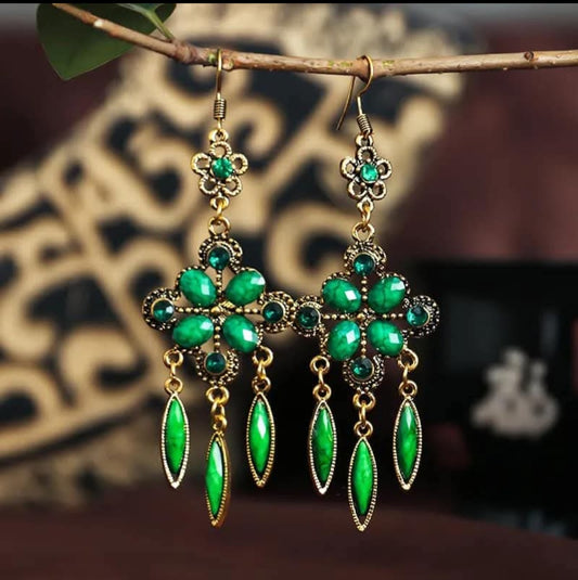 Ornate earrings