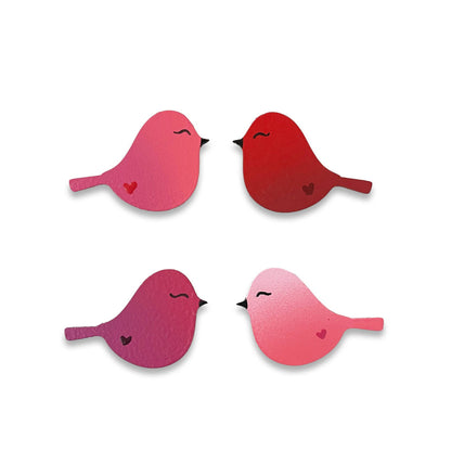 Love Bird Magnets S/4, Valentine's Decor, Wedding Gift