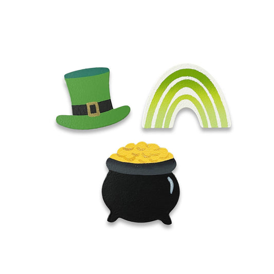 Pot O' Gold Magnets S/3, St. Patrick's Day Decor, Calendar D