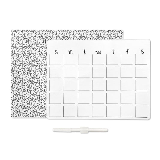 Dry Erase Calendar w/ Desk Easel